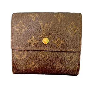 Louis Vuitton monogram wallet 4.5 by 4.25 approximately